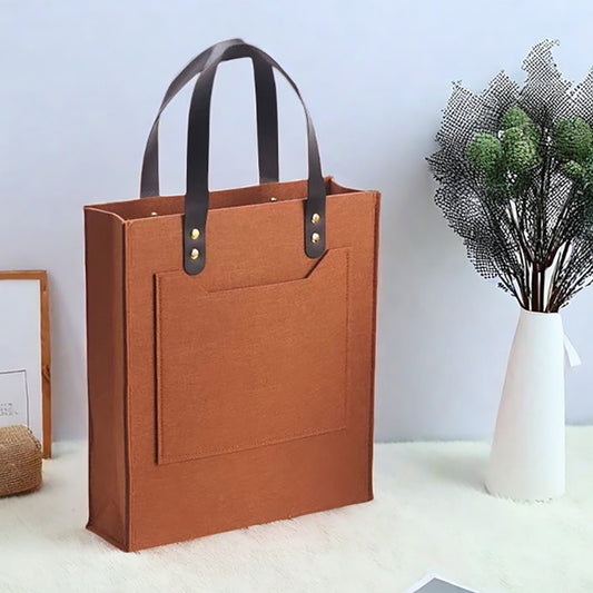 Syyeah Leather shopping bags