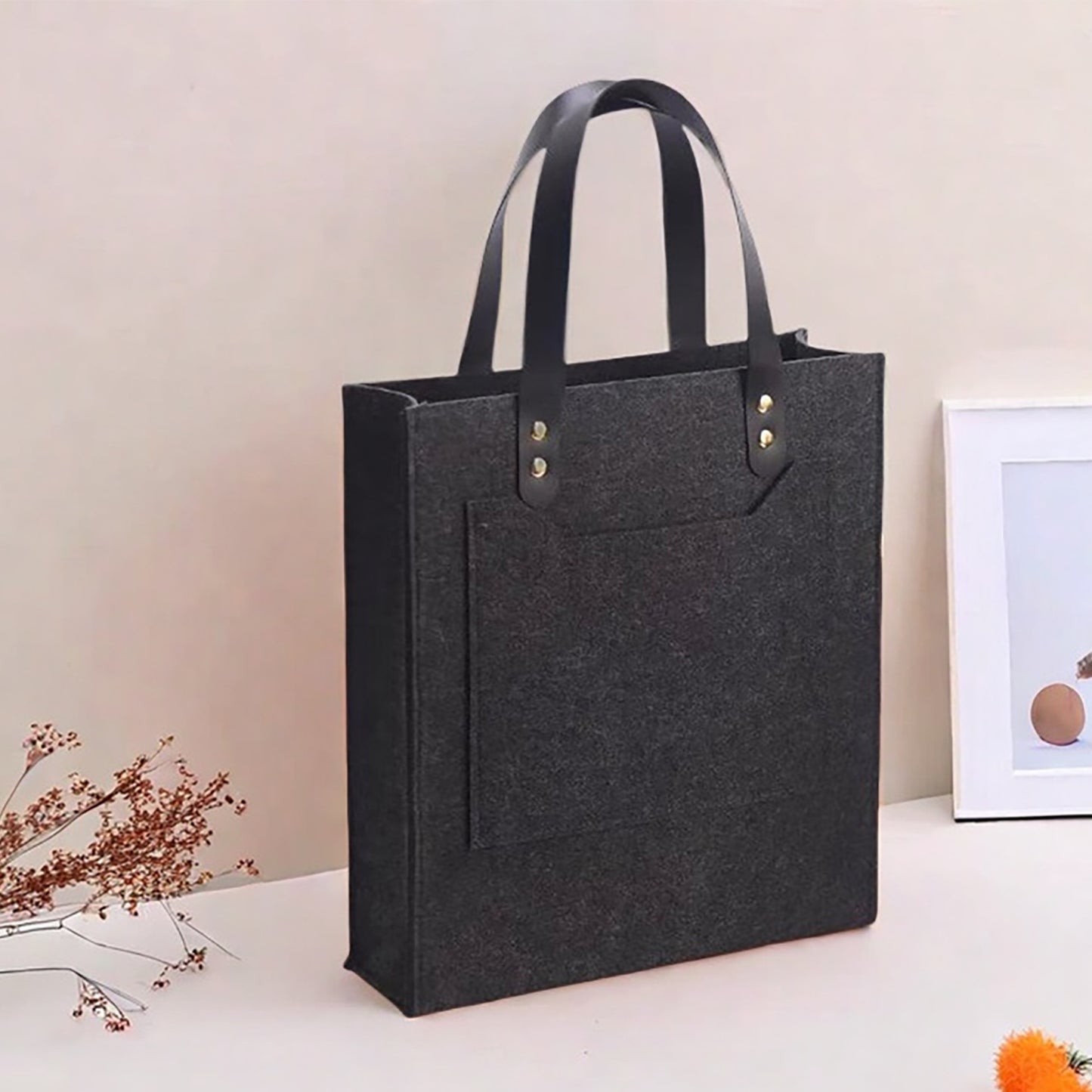 Syyeah Leather shopping bags