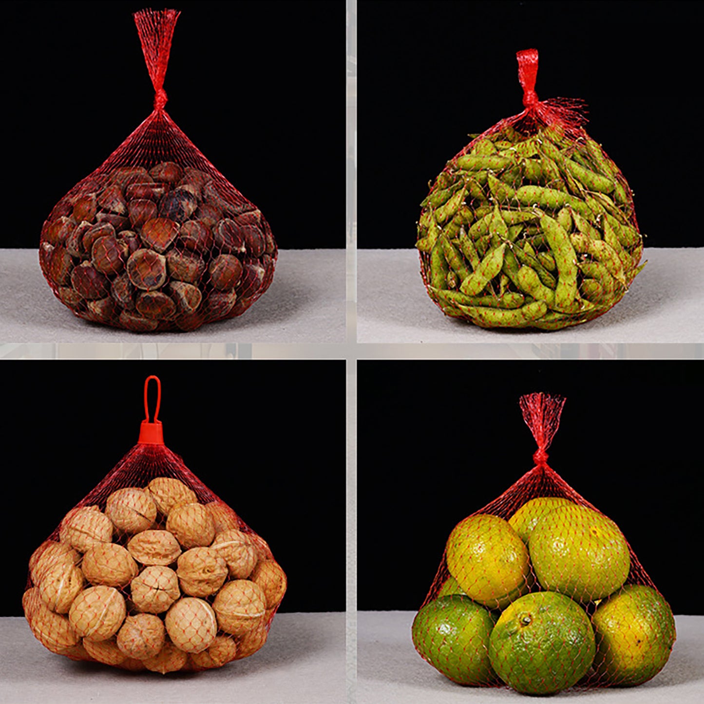 Syyeah Reusable textile produce bags to carry produce from grocery stores and farmer's markets